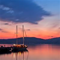 Sunset Dock wallpaper