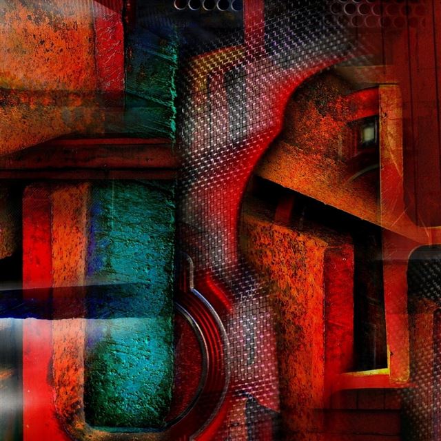 1024x1024 Abstract Grunge Art - texture iPad Wallpaper
