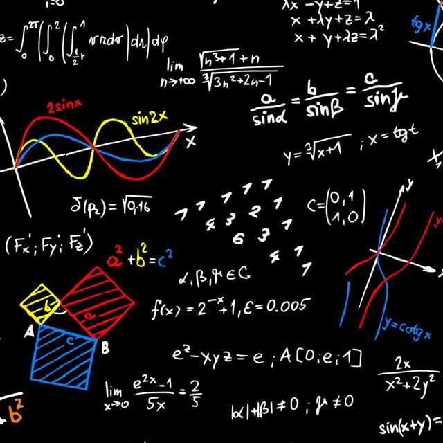 1024x1024 Equations Typography - wave iPad Wallpaper
