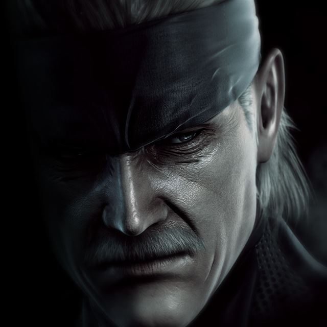 1024x1024 Metal gear solid - black iPad Wallpaper