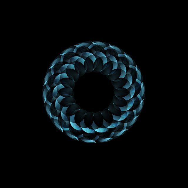 1024x1024 Inner Eye - circles iPad Wallpaper