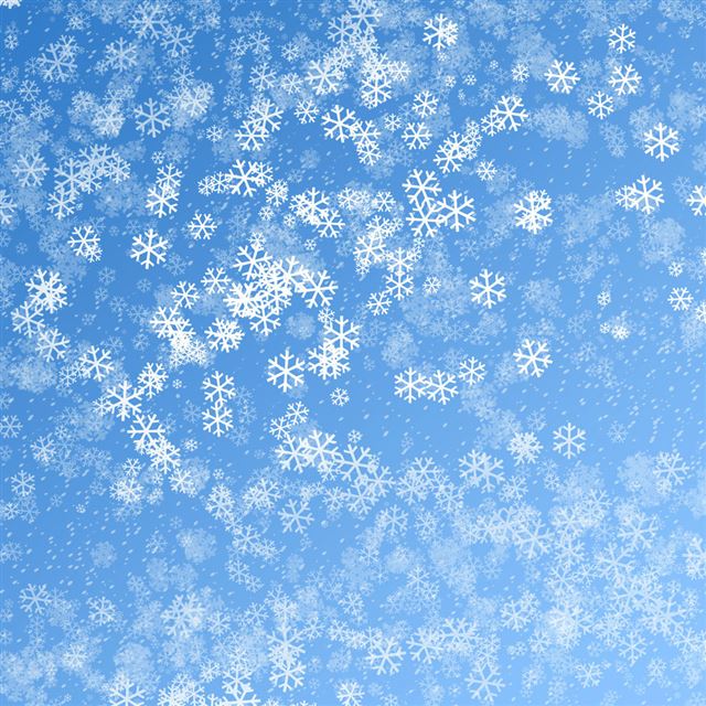 1024x1024 Snow Flakes - vector iPad Wallpaper