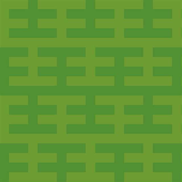 1024x1024 Green Fendi Pattern - simple iPad Wallpaper