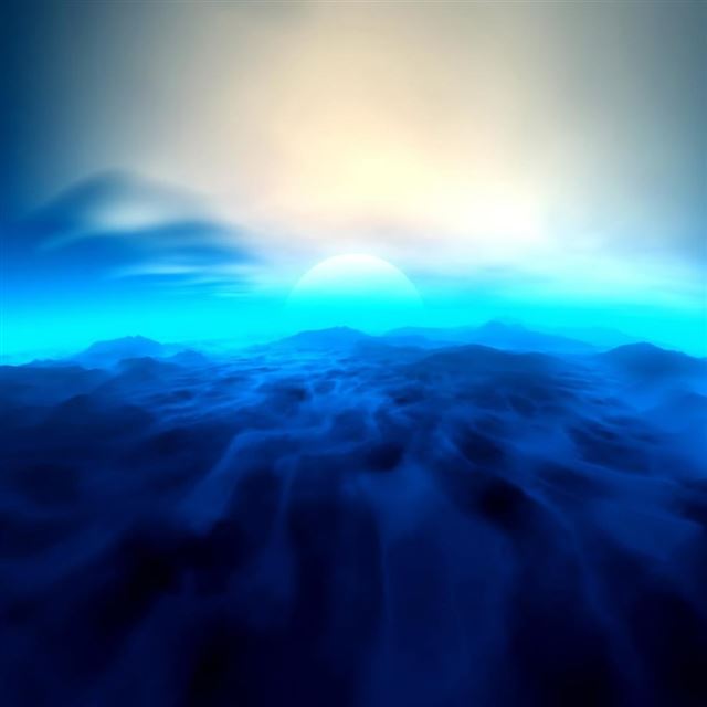 1024x1024 Endless Mountains - mountains iPad Wallpaper