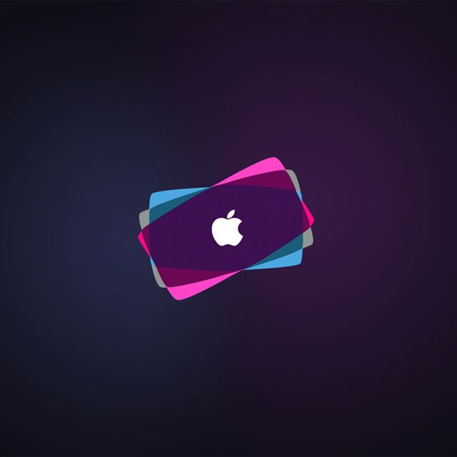1024x1024 Overlapping Apple Logo - computers iPad Wallpaper