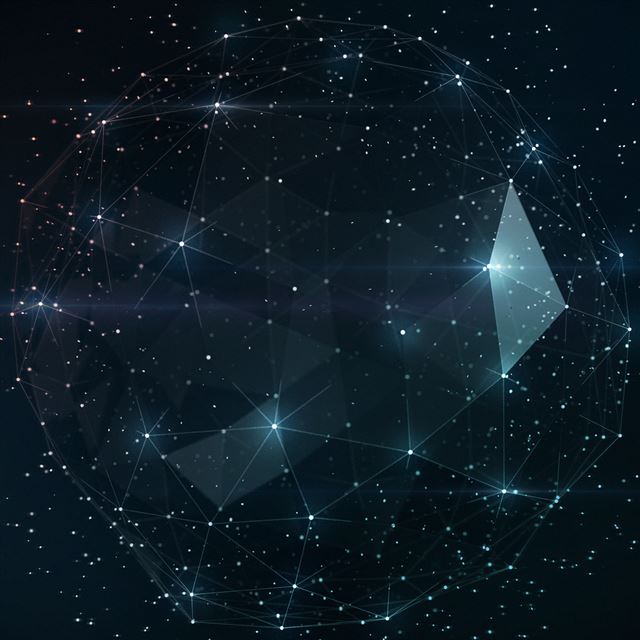 1024x1024 Shiny Triangles Cage Abstract - shiny iPad Wallpaper
