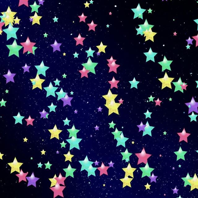 1024x1024 Stars - circle iPad Wallpaper