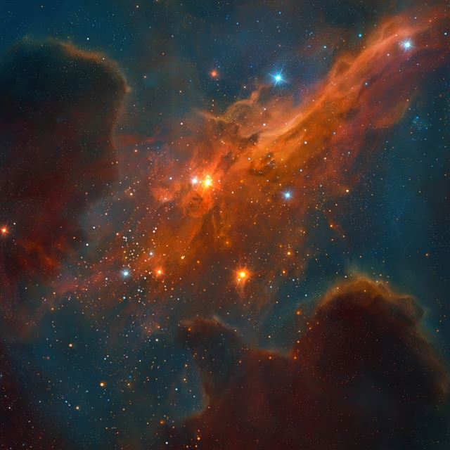 1024x1024 Dragons Breath - nebula iPad Wallpaper