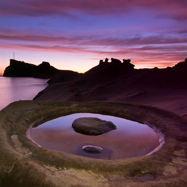1024x1024 Yehliu Sunrise - scenery iPad Wallpaper