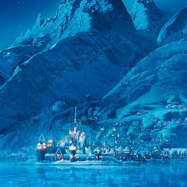 1024x1024 Frozen Palace World - frozen iPad Wallpaper