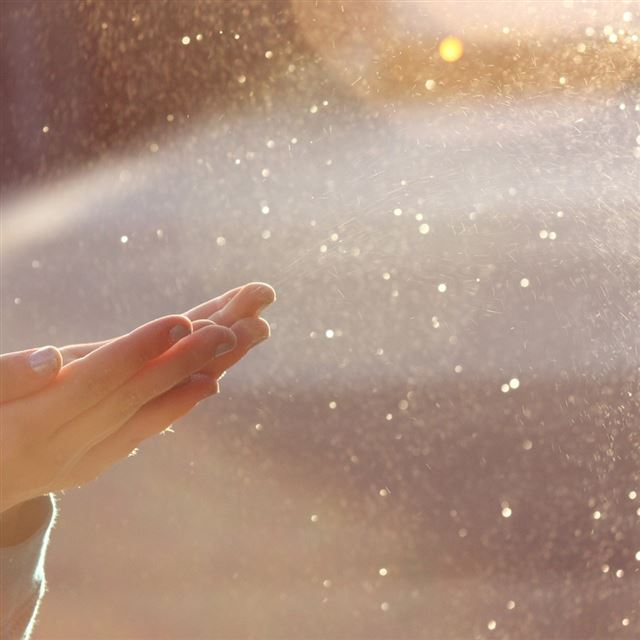 1024x1024 Water sun - bokeh iPad Wallpaper