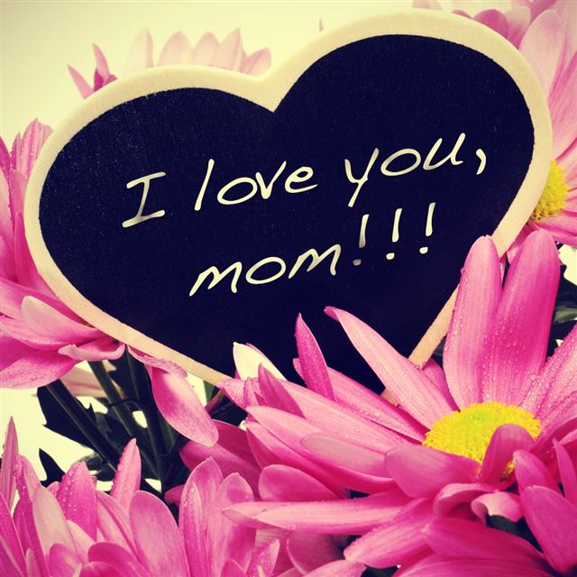 1024x1024 I Love You Mom - mother iPad Wallpaper