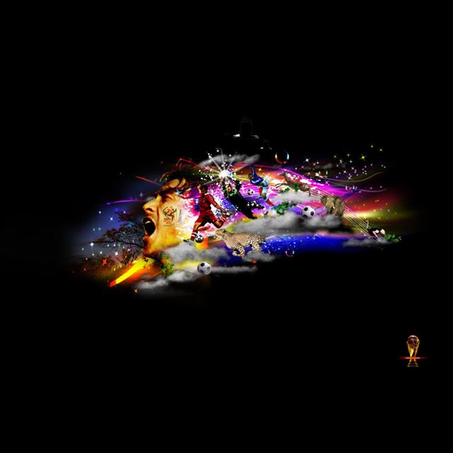 1024x1024 World cup - purple iPad Wallpaper