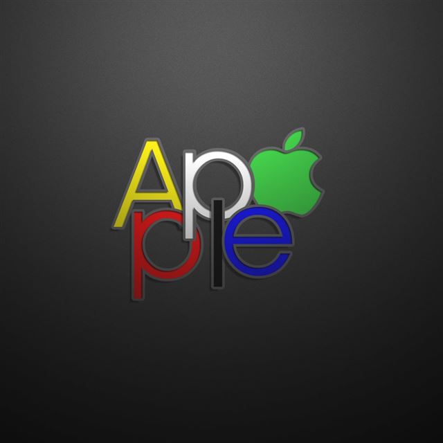 1024x1024 Apple Text Logo - text iPad Wallpaper