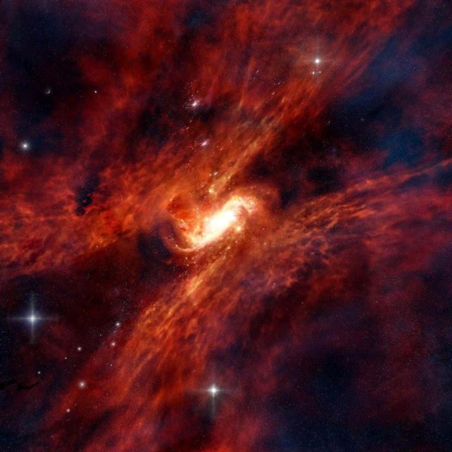 1024x1024 Cosmic Dust - outer iPad Wallpaper