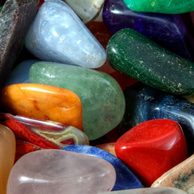 1024x1024 Colored Rocks - colored iPad Wallpaper