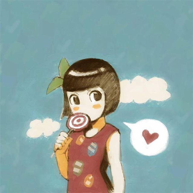 1024x1024 Love Candy -  iPad Wallpaper