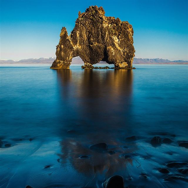 1024x1024 Hvitserkur North Iceland - iceland iPad Wallpaper