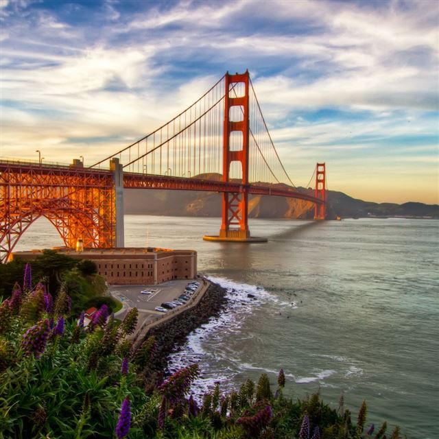 1024x1024 Nice Bridge Scene - scene iPad Wallpaper