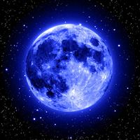 Blue Moon And Star wallpaper