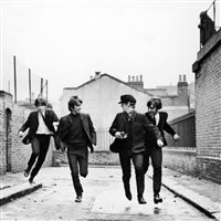 The Beatles Running  wallpaper