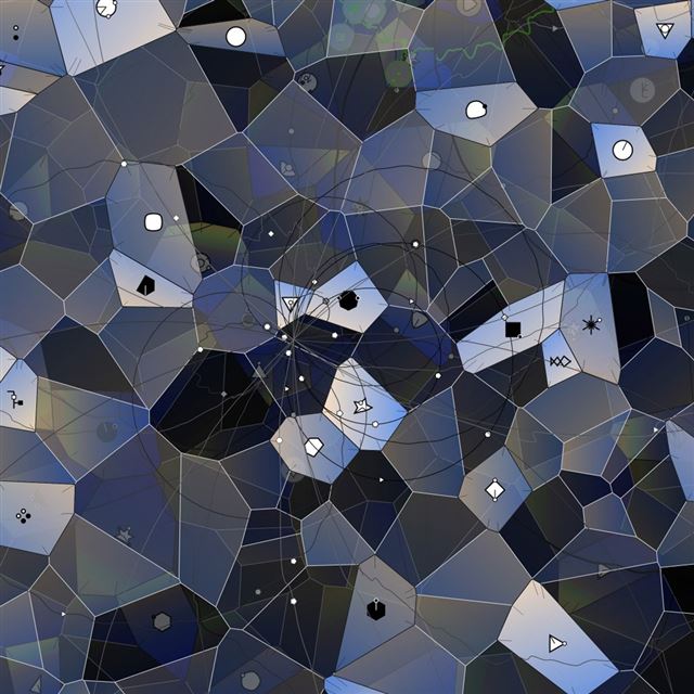 1024x1024 Crystallic Space - space iPad Wallpaper