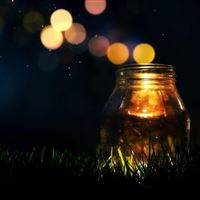 Mood Jar Candle Light wallpaper