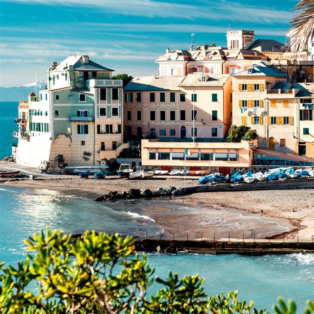 1024x1024 Cinque Terre Superb View - house iPad Wallpaper