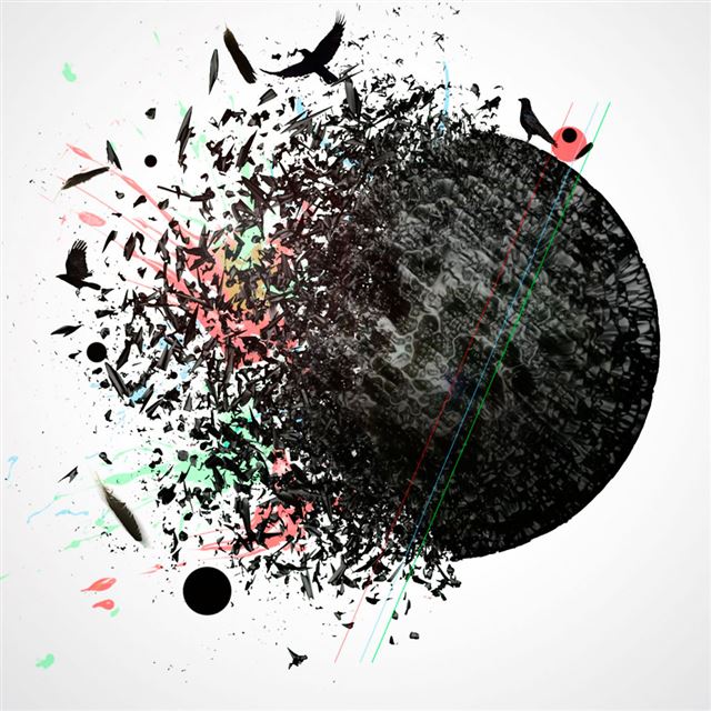 1024x1024 Freedom  - black iPad Wallpaper