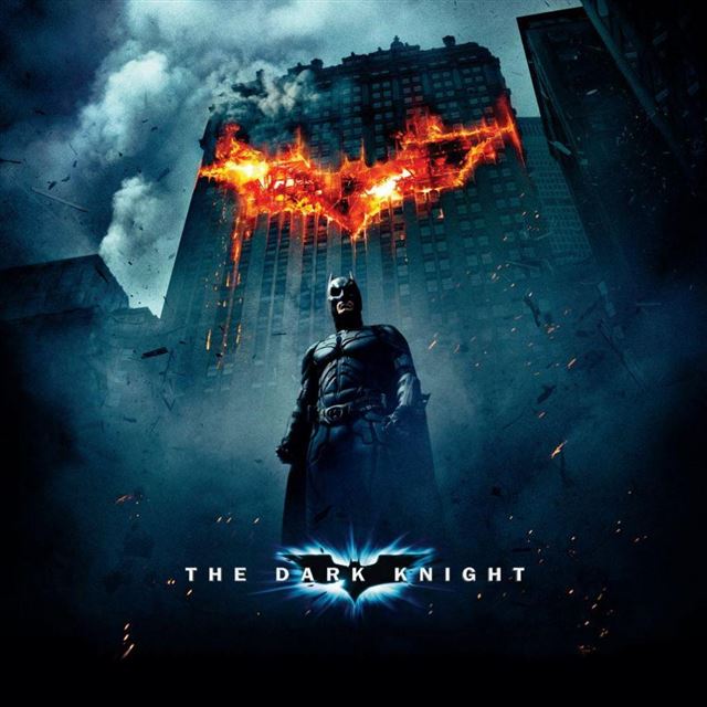 1024x1024 The Dark Knight - cyan iPad Wallpaper