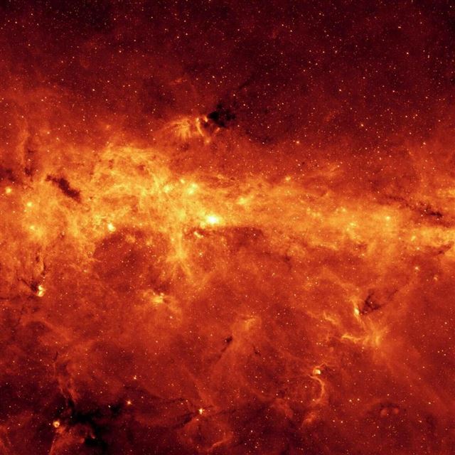 1024x1024 Fire Cosmic Dust - outer iPad Wallpaper