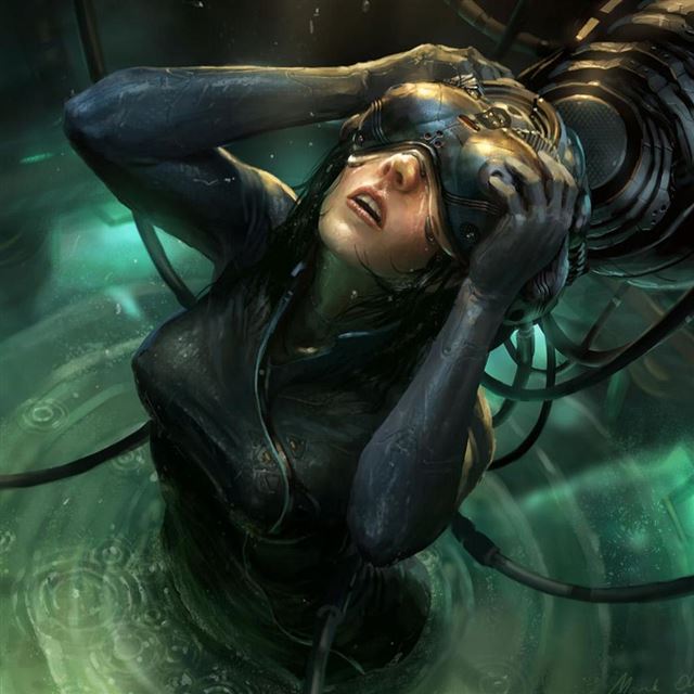 1024x1024 Gears of War 2 - girl iPad Wallpaper