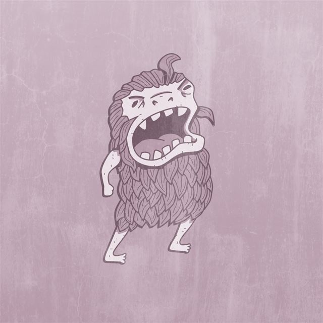 1024x1024 Sasquatch - monster iPad Wallpaper