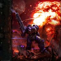 Starcraft Marine iPad wallpaper