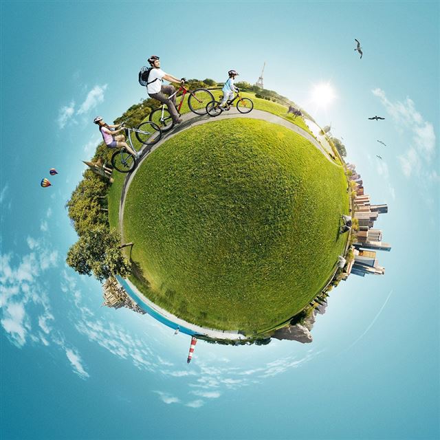 1024x1024 Decathlon Earth -  iPad Wallpaper