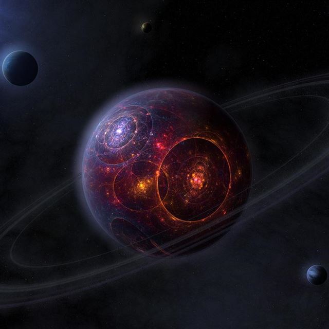 1024x1024 Futuristic Planet - planets iPad Wallpaper