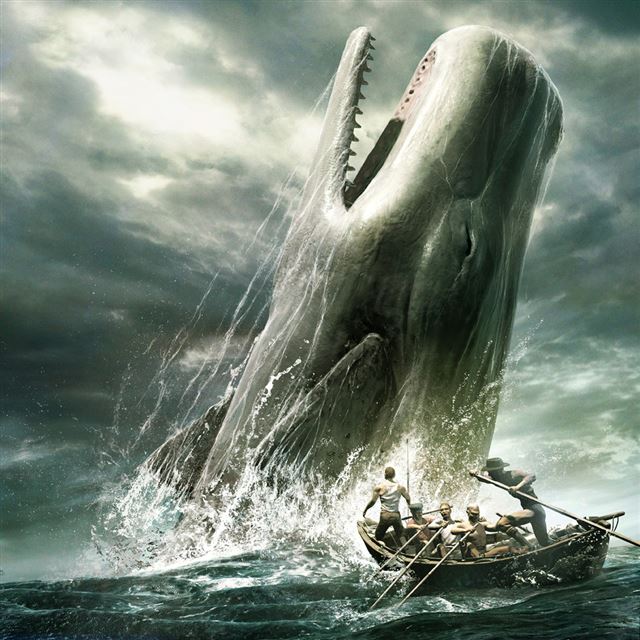 1024x1024 Whale Hunting - ocean iPad Wallpaper