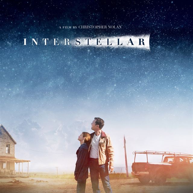 1024x1024 interstellar Matthew Mcconaughey Anne Hathaway - space iPad Wallpaper