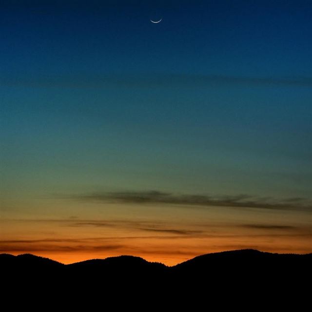 1024x1024 Sunset Mountain - sunset iPad Wallpaper