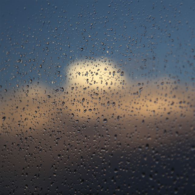 1024x1024 Raindrops Bokeh Background - bokeh iPad Wallpaper