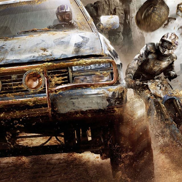1024x1024 Motorstorm Pacific Rift - game iPad Wallpaper