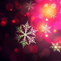 Christmas Bokeh Holiday Pattern Background wallpaper