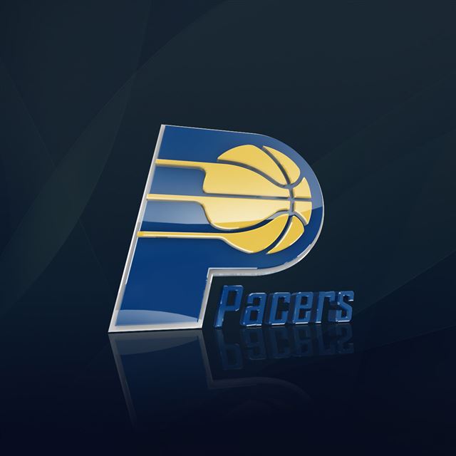 1024x1024 Indiana Pacers - logos iPad Wallpaper