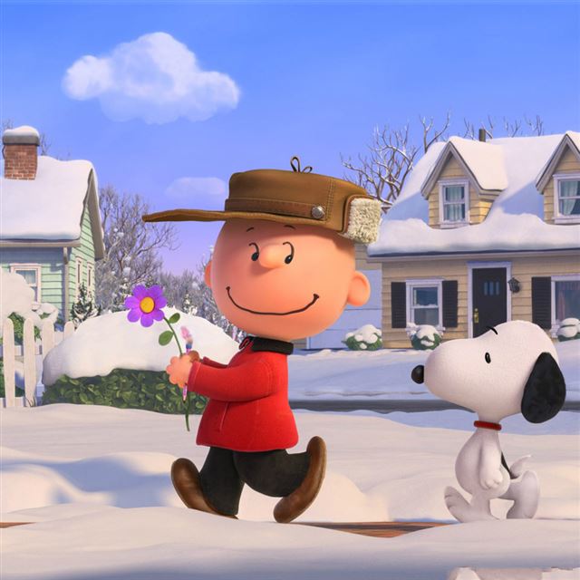 1024x1024 The Peanuts Movie 2015 - house iPad Wallpaper