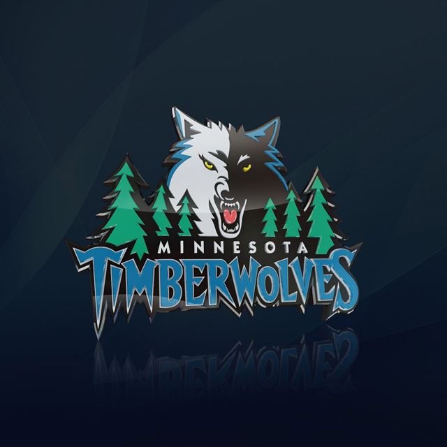 1024x1024 Minnesota Timberwolves - logos iPad Wallpaper