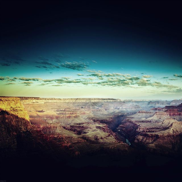 1024x1024 Nature Canyon Creek Mountain - brown iPad Wallpaper