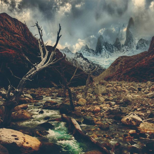 1024x1024 Theatrical Valley Scene - valley iPad Wallpaper