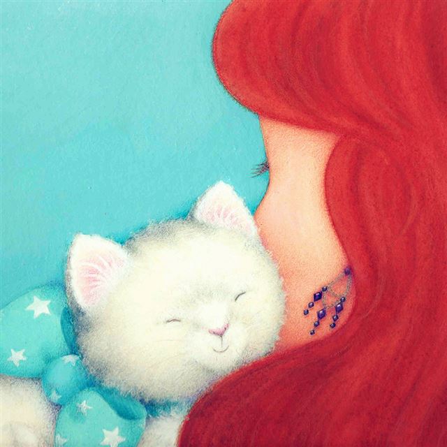 1024x1024 Cat Advocate Illustration Art - drawn iPad Wallpaper