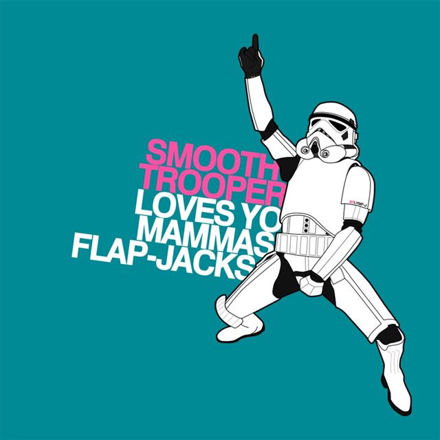 1024x1024 Fun Trooper  - black iPad Wallpaper