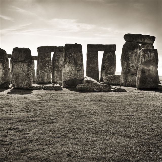 1024x1024 Nature Stonehenge Landscape - fantasy iPad Wallpaper